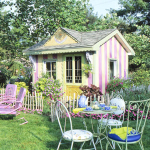 Colorful Garden Shed Ideas